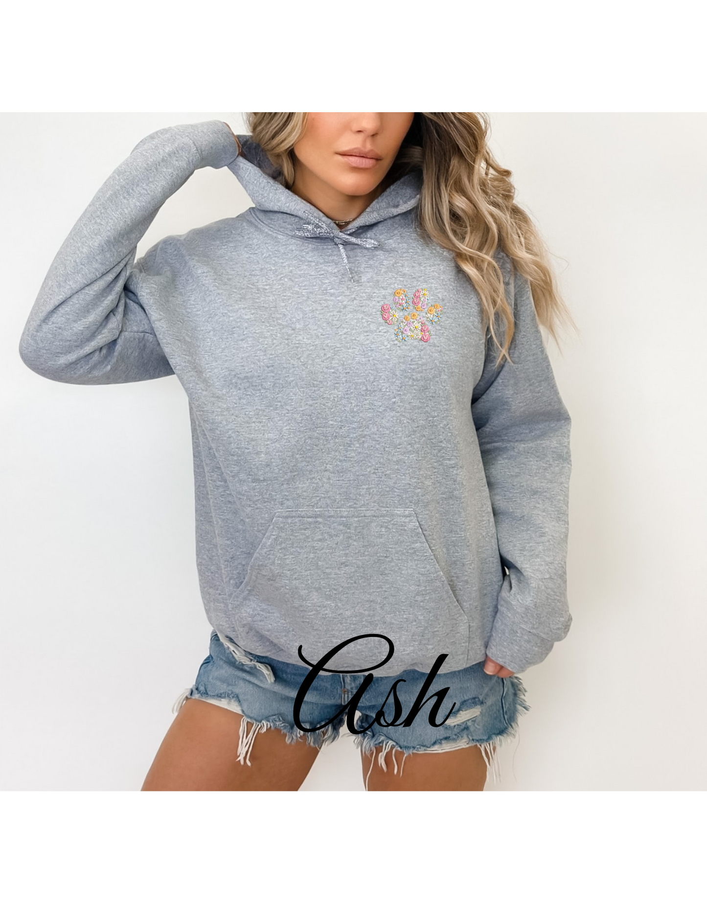 Nelson Floral Paw Hoodie