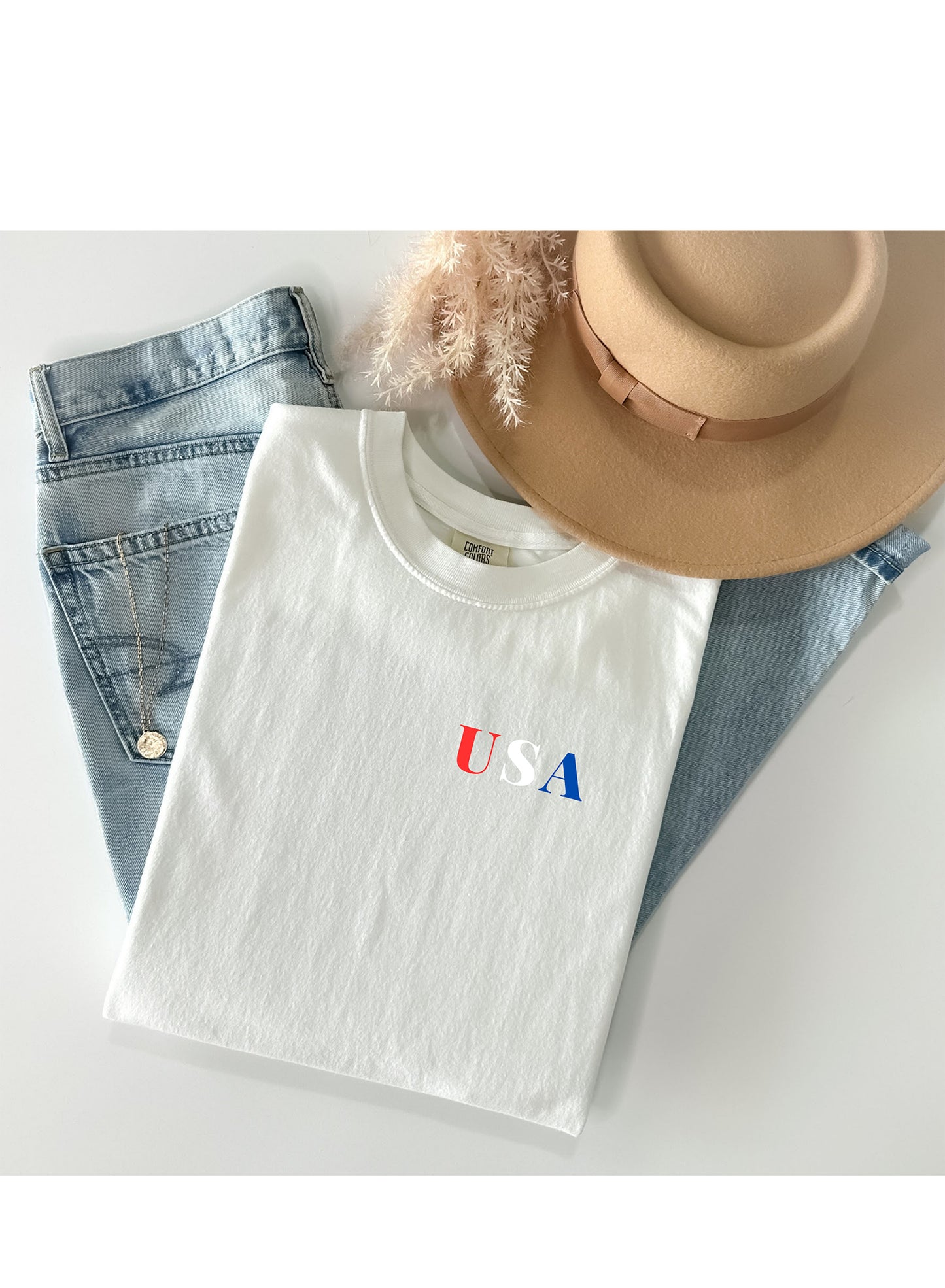 USA Smiley Tee