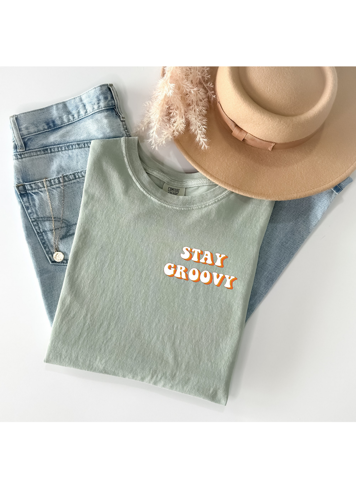 Stay Groovy Tee, Comfort Colors,