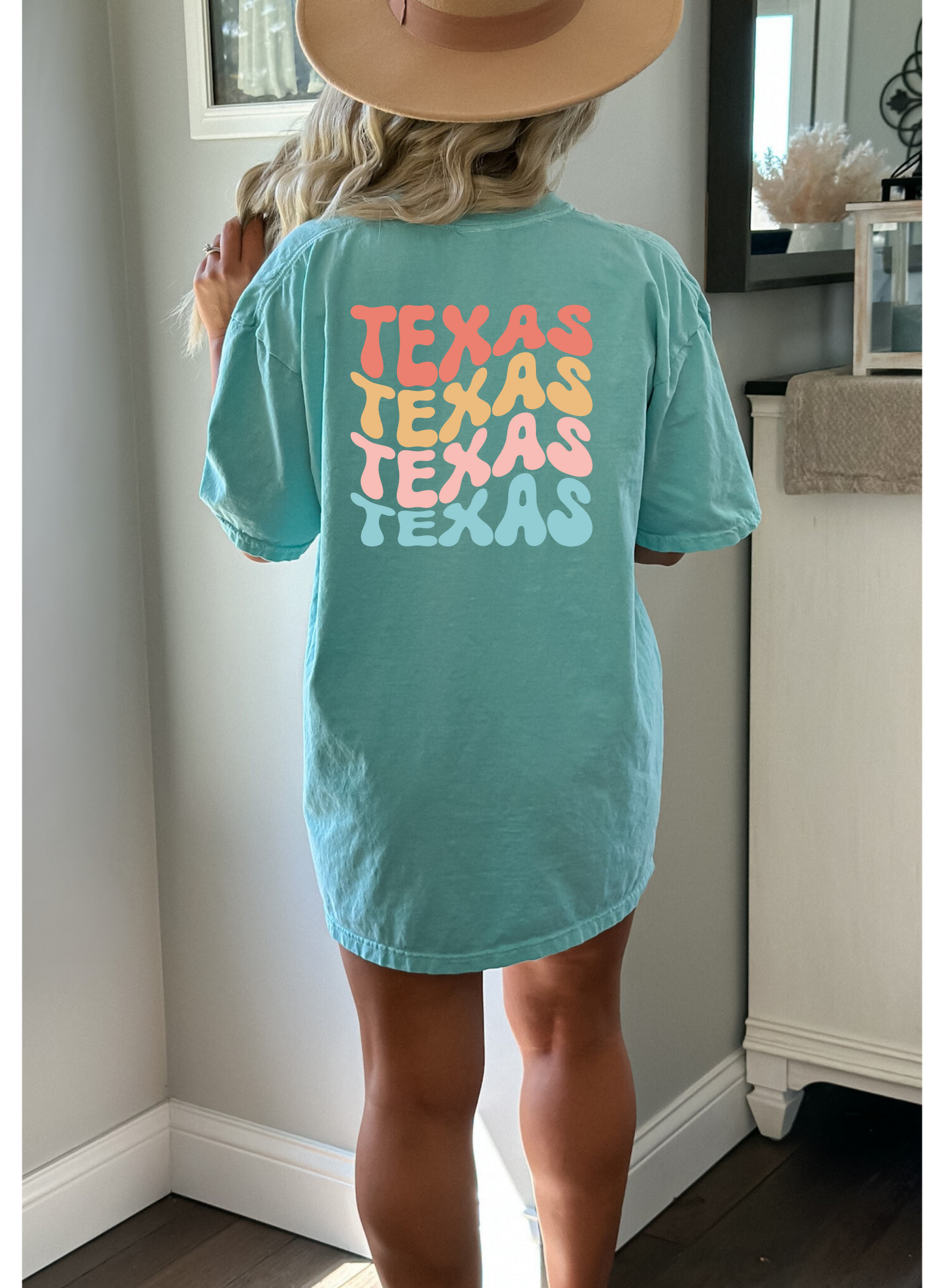 Texas Tee, Comfort Colors, State Tee