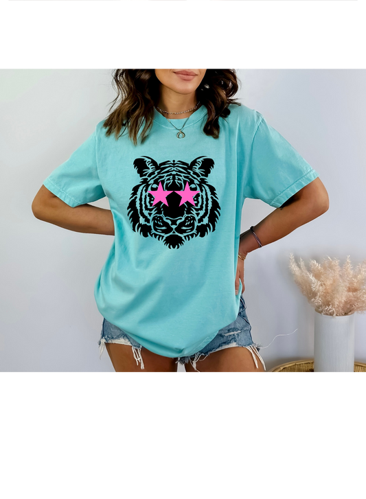 Star Tiger Tee, Comfort Colors, Star Tee, Tiger Tee