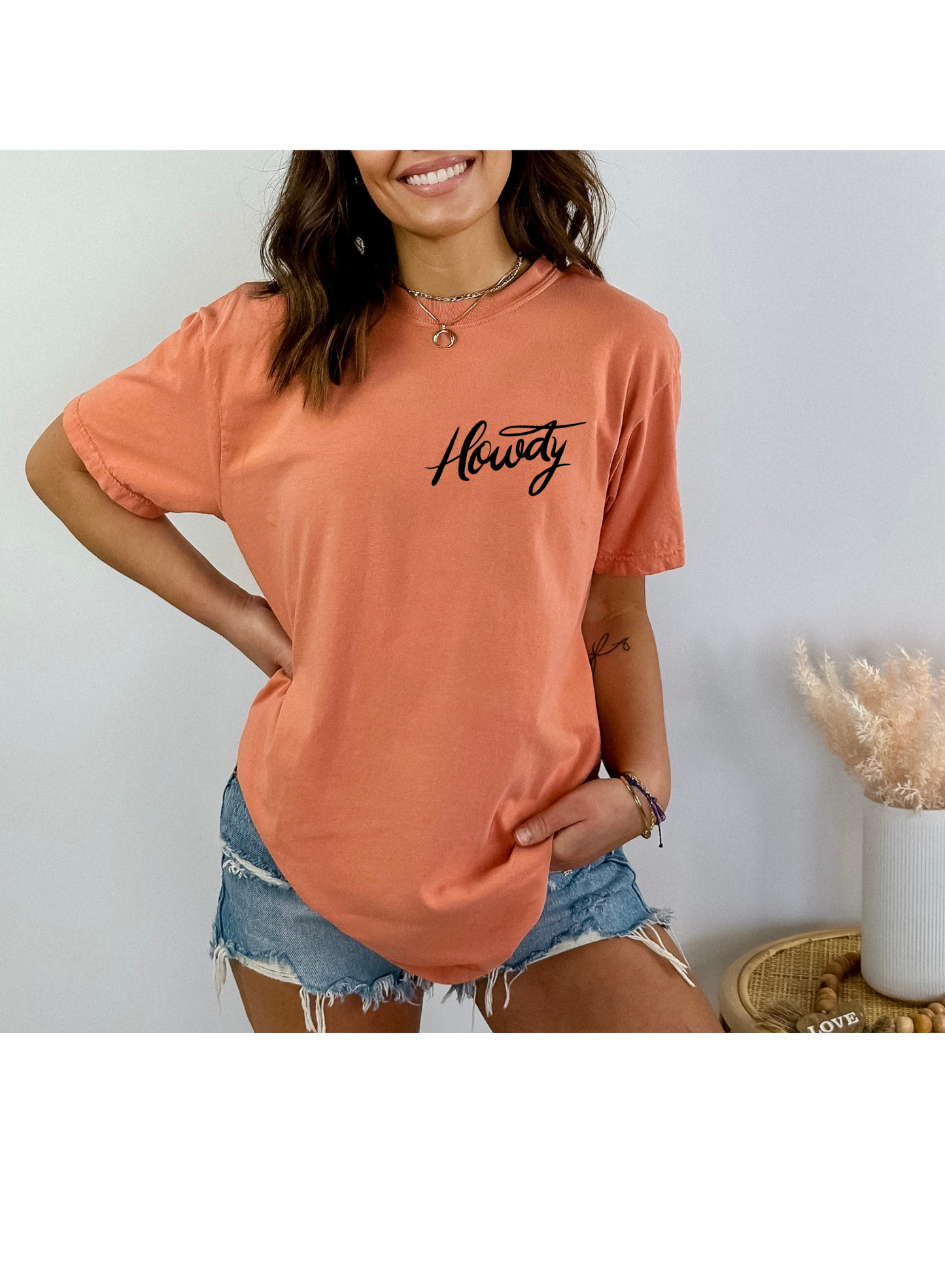 Howdy Boots Tee, Comfort Colors, Howdy Tee, Boots Tee