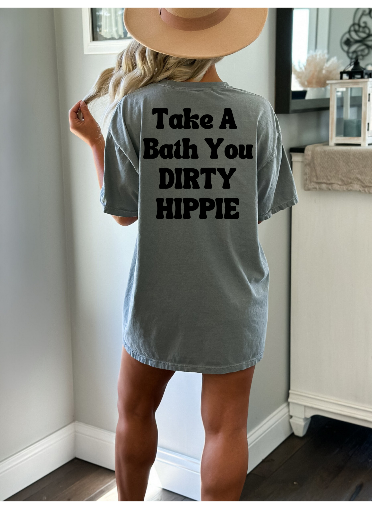 Take a Bath Tee, Comfort Colors, Dirty Hippie Tee